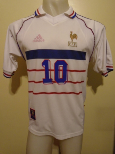 Camiseta Selección Francia Mundial 98 1998 Zidane #10 S - M