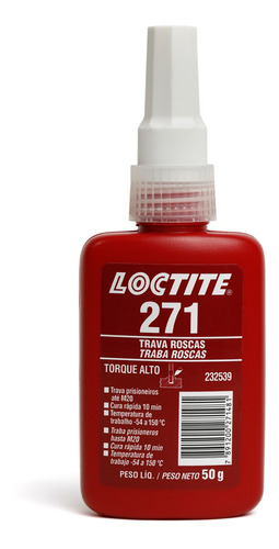 Trava Rosca Alta Resistência 271 50g Loctite 