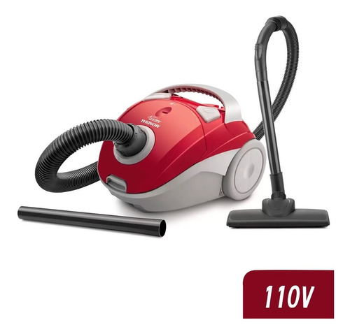 Aspirador De Po Mondial Next 1500 1.5l Vermelho E Preto