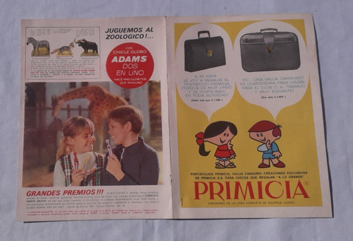 Lamina De Revista Antigua * Anteojito * Tema Manuel Belgrano (Usado)