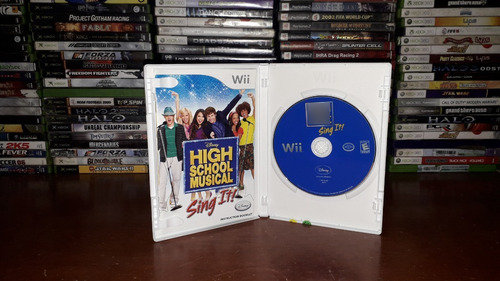 Video Juego Original High School Musical Sing I Consola Wii (Usado)