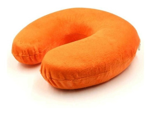 Almohada Inflable Microesferas Cuello De Viaje