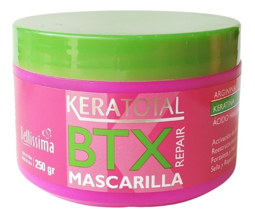 Mascarilla Keratotal Btx Repair X 250 Gr - Bellissima