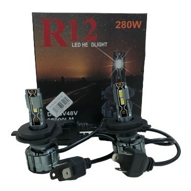 Imagen 2 de 3 de Kit Luces Turbo Led R12. H4 Cod 23218