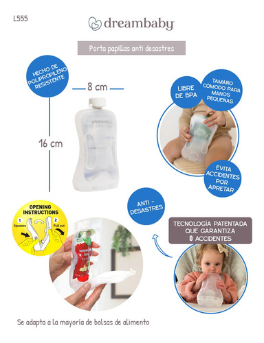 Porta-papillas Anti-desastres Pouch Pal De Dreambaby