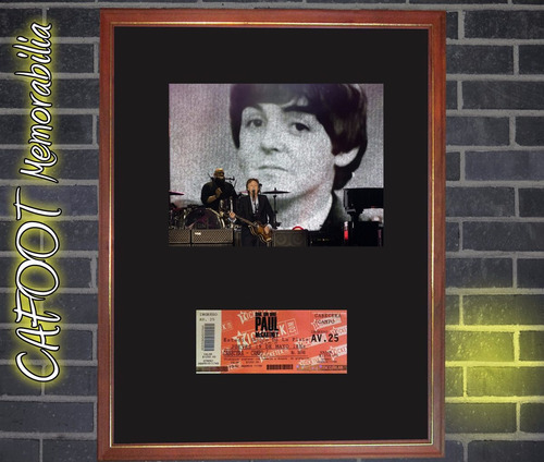 Paul Mccartney Foto Y Entrada Recital La Plata 2016