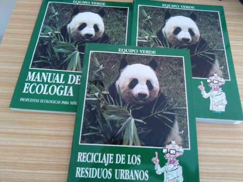 3 Tomos , Manual De Ecologia /ciencias Naturales/reciclaje .