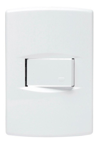 Llave De Luz Armada De 1 Punto Sica Life  1 Modulo Blanco