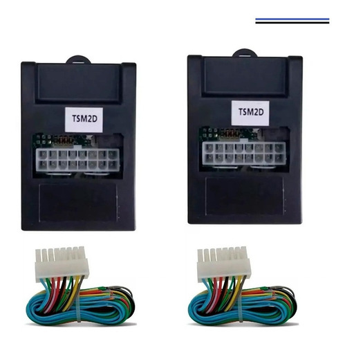 2 Modulo Vidro Eletrico Tht Tsm2d Convencional C Rabicho 16v