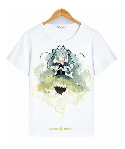 Hatsune Miku - Playera De Verano, Color Amarillo