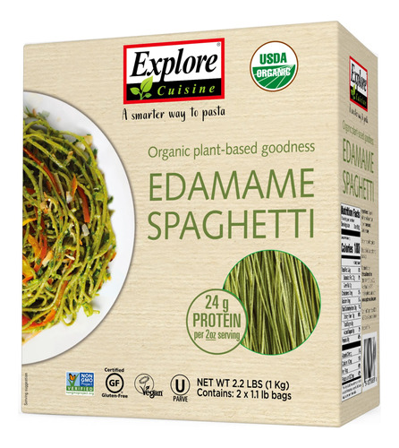 Explore Cuisine Espagueti Orgnico Edamame - 2.2 Libras - Pas
