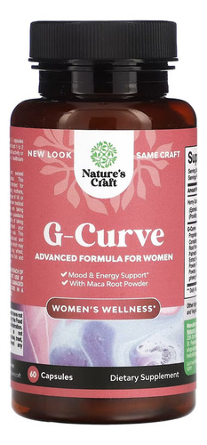 Nature's Craft G-curve 60 Caps Sabor Sin Sabor