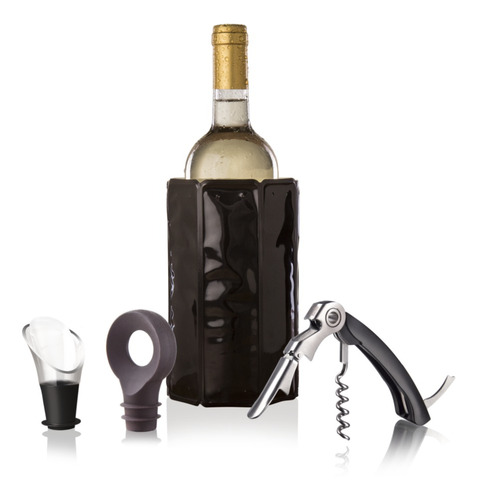 Set De Vino Clásico 4 Pc Vacu Vin