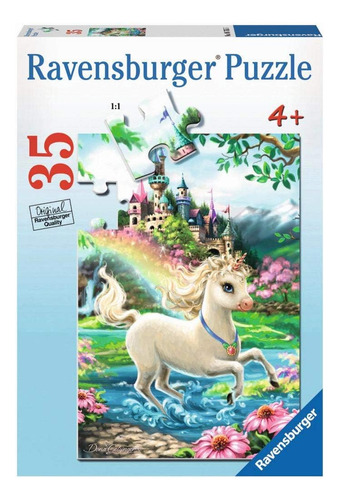 Ravensburger Unicorn Castle Rompecabezas De 35 Piezas Para N