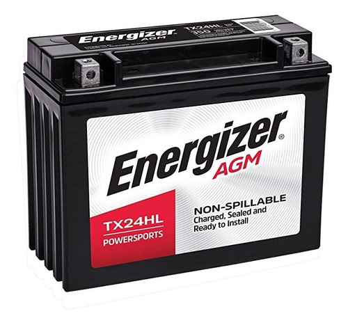 Energizer Tx24hl - Batería Agm Para Motocicleta Y Atv 12 V.