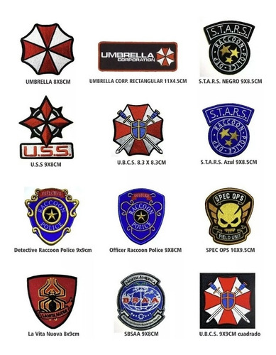 Umbrella Corporation, Parche Escudo Para Coser Resident Evil