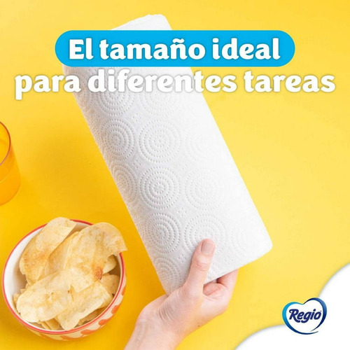 Servitoalla Toallas Papel Regio 1000 Usos 6 Rollos 130 Hojas