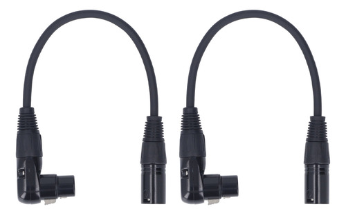 Adaptador De Cable De Extensión De Micrófono Xlr De 90 Grado