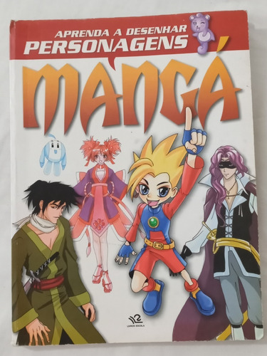 Livro Aprenda A Desenhar Personagens Mangá