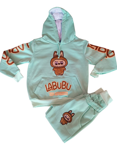 Conjunto De Pans De La Bubu Verde Menta Bordado 6 Años