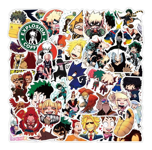  40 Stickers Impermeables Anime Haikyuu