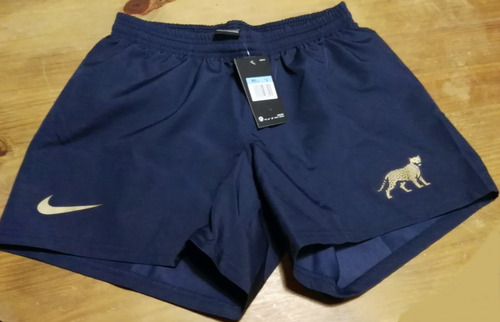 Short Nike De Los Pumas Rugby Profesional Azul | Mercado Libre