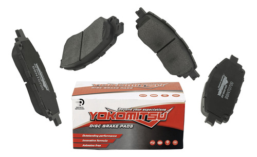 Kit 4 Balatas Freno Delanteras Hilux Sr 2016 A 2022