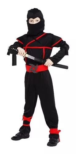 Disfraz Ninja Para Niño O Niña De 4 A 12 Años