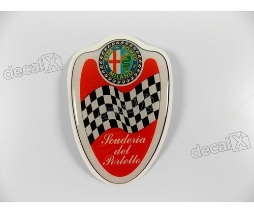 Emblema Adesivo Resinado Alfa Romeo Res2 Cor PADRÃO