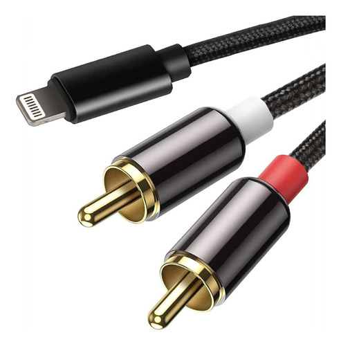 Willmleged Cable Lightning A Rca Con Certificación Mfi Par.