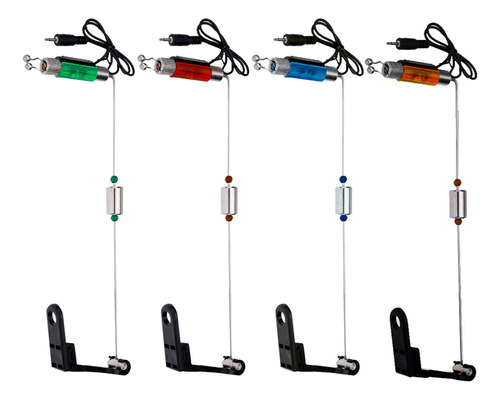 Alarma De Pesca Swinger Bite Hanger, 4 Unidades, Con Ilumina