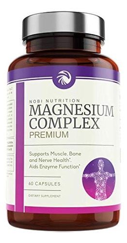 Nobi Nutritions High Absorption Magnesium Complex 500mg Musc