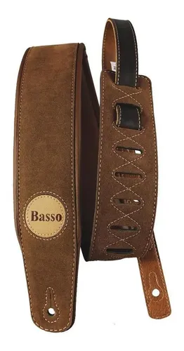 Correia Basso CLA 04 Camurça Marrom Guitarra Violão Baixo