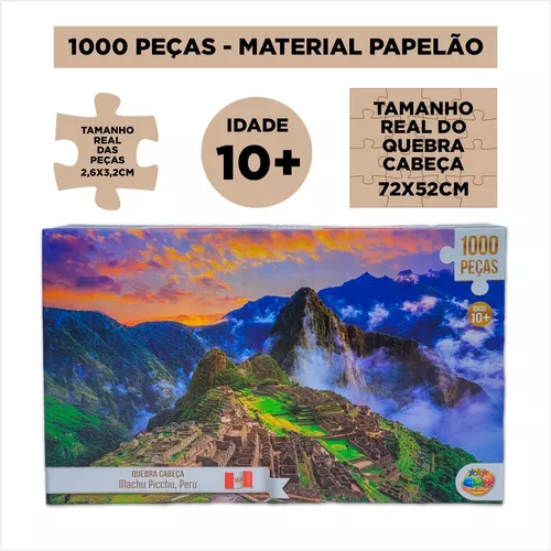 Lhama em Machu Picchu - Quebra-Cabeça - Geniol