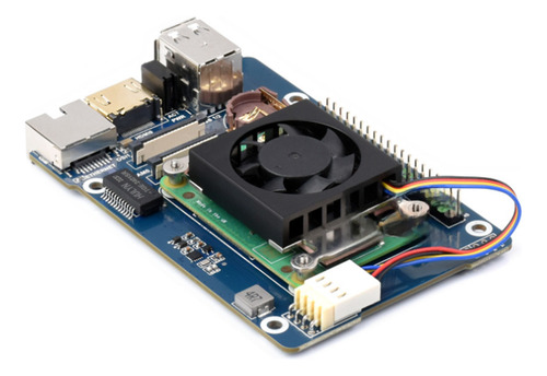 Cm4-nas-c4b De Dois Andares - Raspberry Pi Cm4 Mini Nas Host