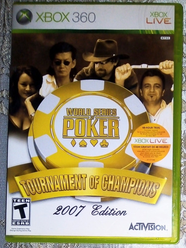 Juego Xbox 360 World Série Poker Edición 2007 