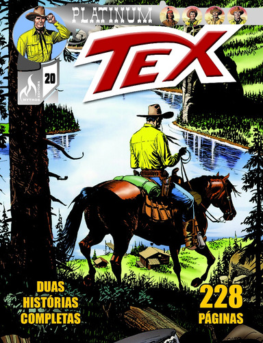 Tex Platinum Nº 20, de Nizzi, Claudio. Editora Edições Mythos Eireli, capa mole em português, 2018