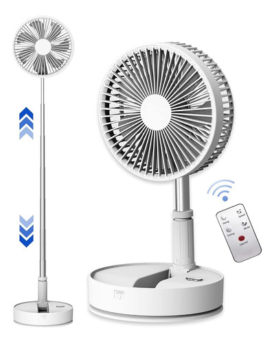 Ventilador Oscilante Plegable Con Control Remoto, Ventilador