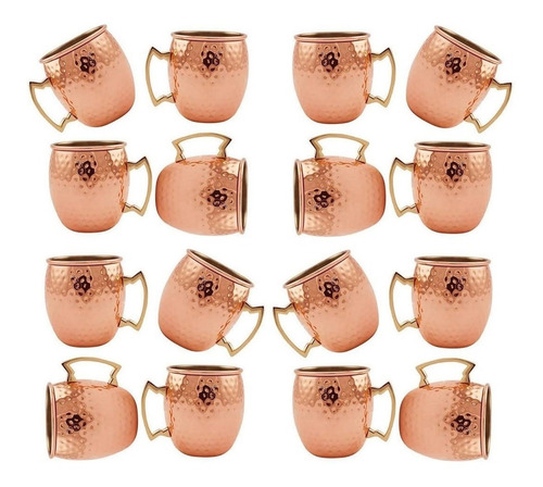 Imagen 6 de 6 de Taza Mug Bañado En Cobre Mug Moscow Mule