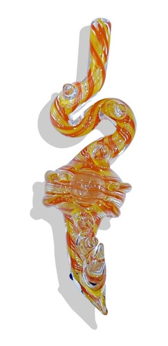 Pipa De Vidrio Pirex Decorativa Dragon Colores Resistente