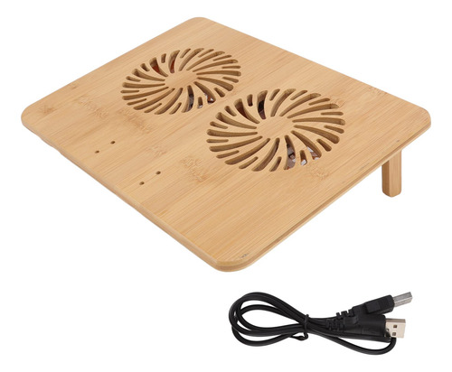 Kosdfoge Almohadilla Refrigeracion Para Laptop 2 Nivel Bambu