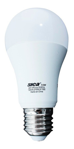 Pack X 50 Lamparas Led 15w Sica Blanco Frio / Calido E27 Tienda Oficial