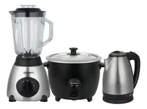 Comprar Combo Imaco Licuadora + Olla Arrocera + Hervidor Color Negro