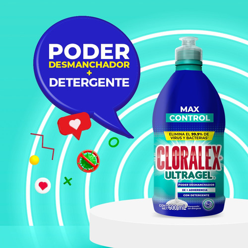 Blanqueador Cloralex Ultra Gel Max 600 Ml