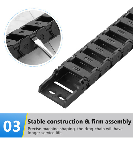 Cadena De Arrastre Cnc Ukcoco De Plástico Flexible Y Semicer