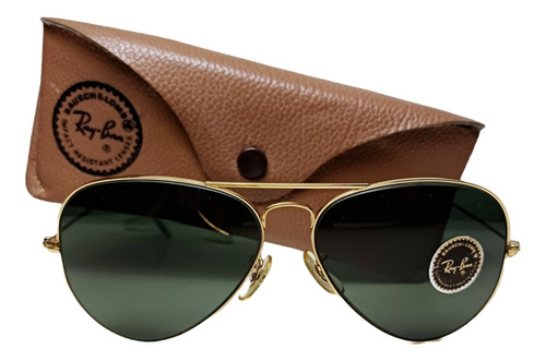 Rayban Aviador Años 70 Gafas Eeuu Piloto Enchapado Oro