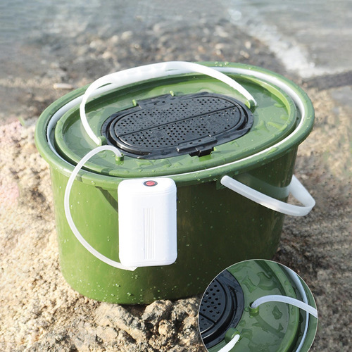 Cubo De Pesca Recipiente De Barril De Cubo De Ovalado 10l