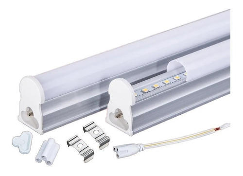 Lâmpada Led Tubular T8 120cm 6500k 1,2mt Base Calha Completa