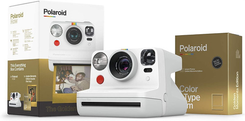 Now Itype Instant Camera  The Golden Gift Box  Paquete ...