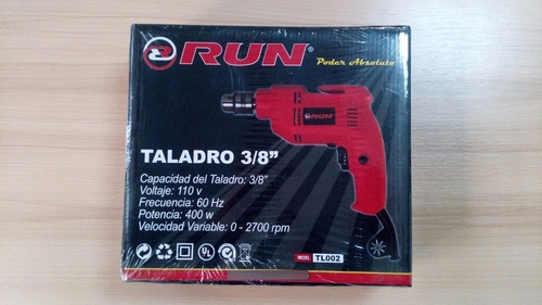 Taladro Run 3/8 400w #tl002, Fumitienda